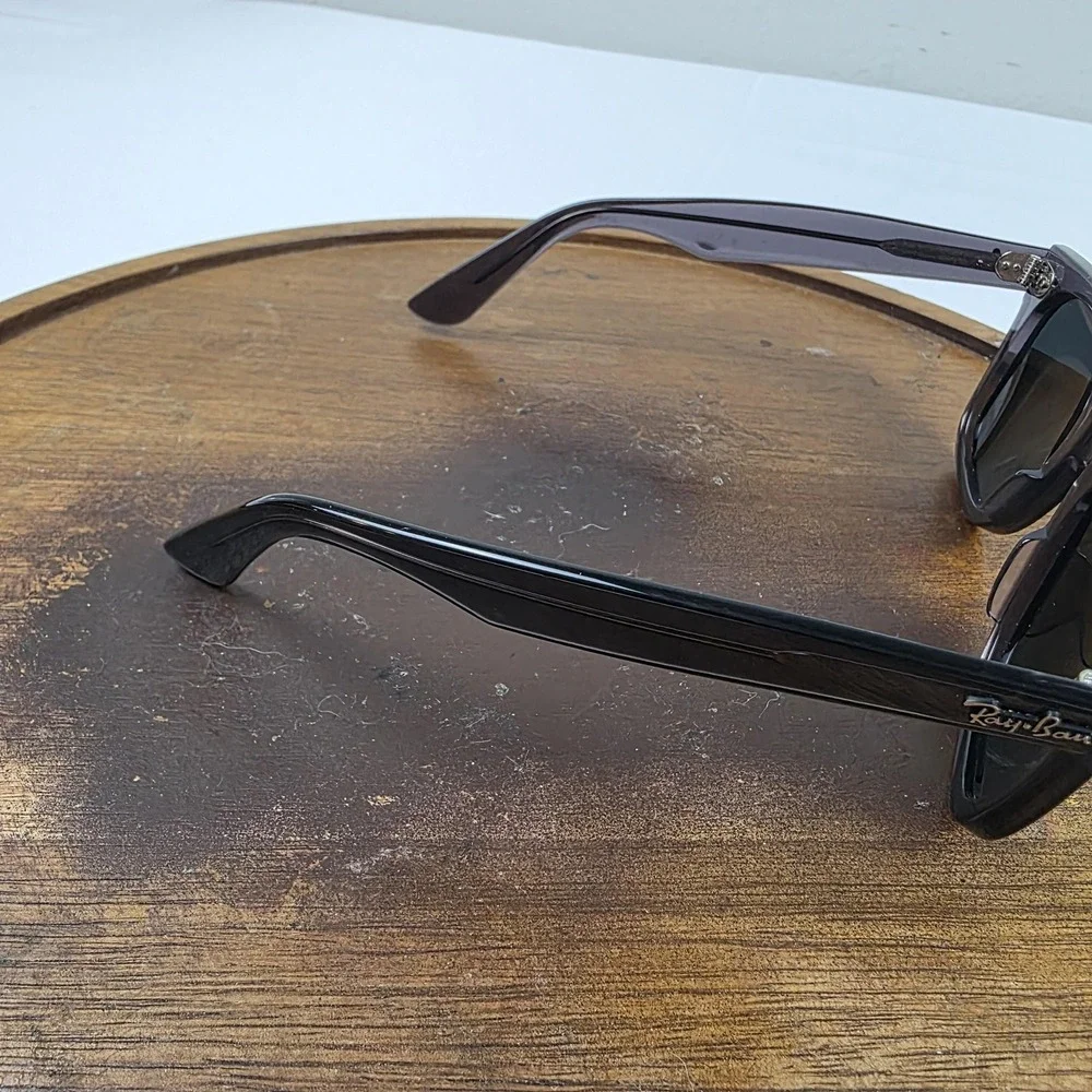 Ray-Ban RB2140 Wayfarer Sunglasses Mens 50-22 Black Gray Tinted Italy 6641/R5